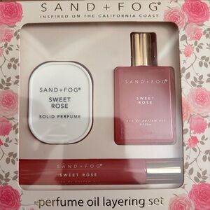 SAND+FOG Sweet Rose Perfume Oil Layering Set – Pink